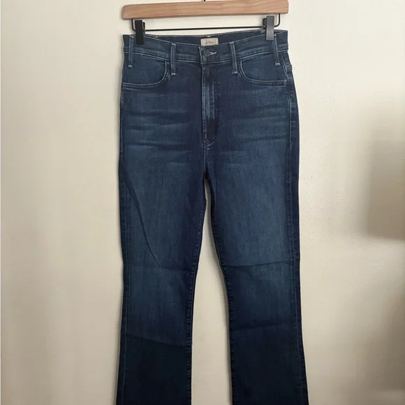 MOTHER Hustler Ankle Heirloom Stretch High Rise Blue Jeans Women’s size 28 NWOT - Picture 1 of 14